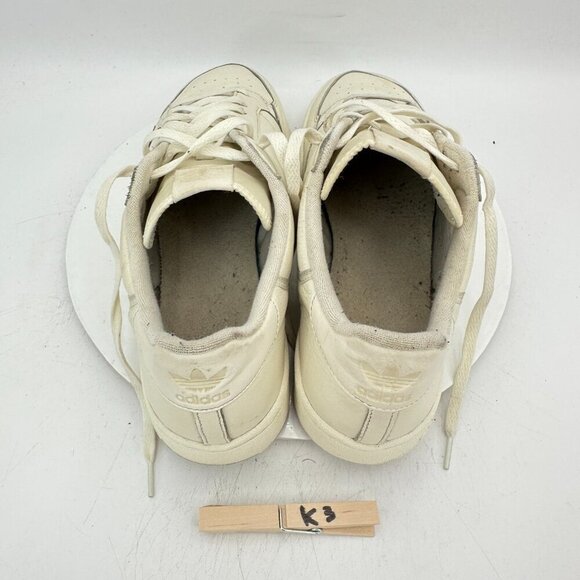 Adidas Continental 80 Men Size 13 BD7975 Off White Gum Leather Training Shoes - Picture 9 of 11